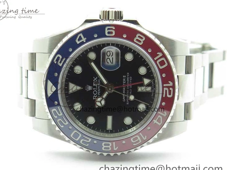 AAA Replica Watches Ceramic GMT-Master II Youthful Best Red 1:1 BLRO MAX Blue 116719 Version VRF 2795 CHS Steel SA3186 Edition 904L 1231